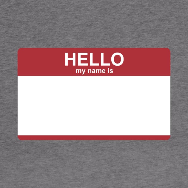 Hello my name is by PaletteDesigns